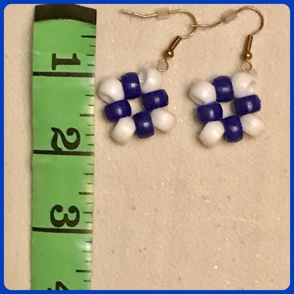 🐠 3 for $15 🐠 Pony bead earring handmade - Picture 4 of 5